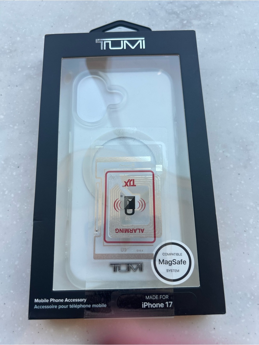 Tumi White MagSafe-Compatible iPhone 17 Protective Case